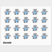 Sticker Rond Toby (Feuille)
