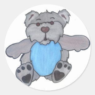 Sticker Rond Toby