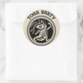 Sticker Rond Toga Party, Roman Man, (Sac)