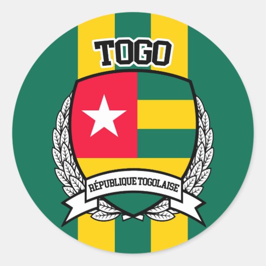 Sticker Rond Togo (Devant)