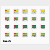 Sticker Rond Togo (Feuille)