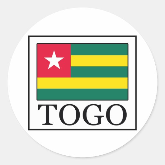 Sticker Rond Togo (Devant)