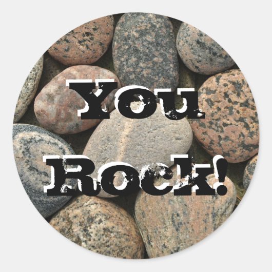 Sticker Rond Toi, Rock ! (Devant)