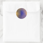 Sticker Rond Toile bleue (Sac)