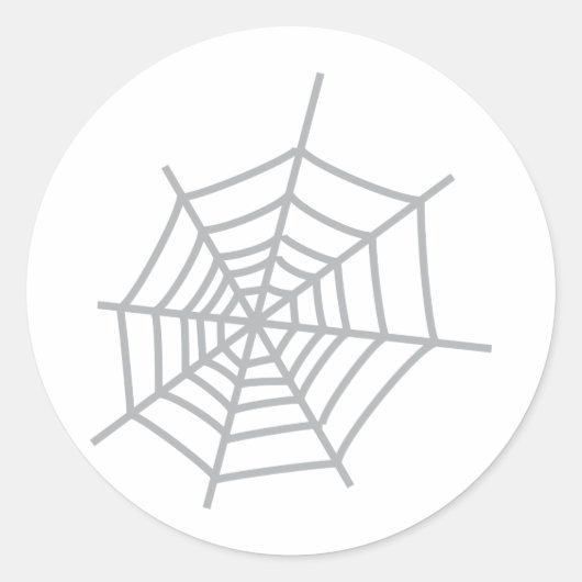 Sticker Rond toile d'araignée (Devant)