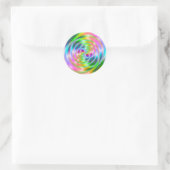 Sticker Rond Toile Funky (Sac)