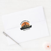 Sticker Rond Tokyo Japon Sunset Custom Vacances Souvenir (Enveloppe)