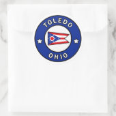 Sticker Rond Toledo Ohio (Sac)