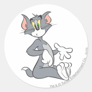 Sticker Rond Tom a confondu