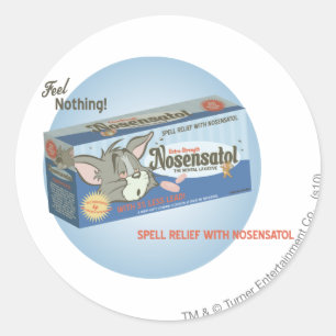 Sticker Rond Tom et Jerry Nosensatol 2