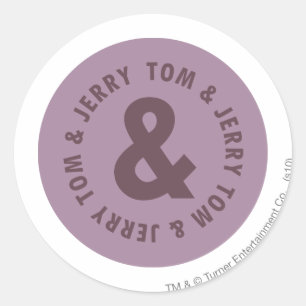 Sticker Rond Tom et logo rond 7 de Jerry