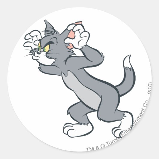 Sticker Rond Tom prêt (Devant)