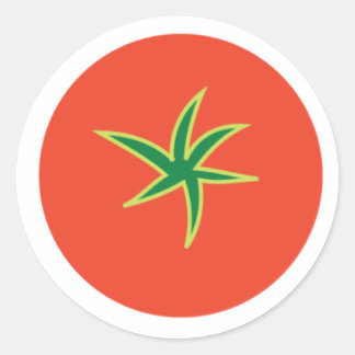 Sticker Rond Tomate