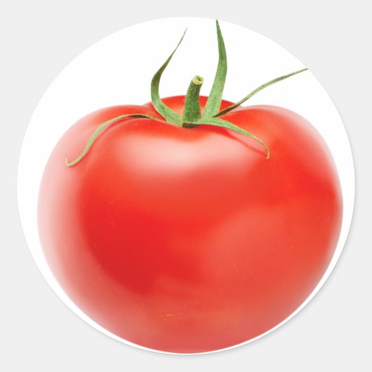 Sticker Rond Tomate fraîche (Devant)