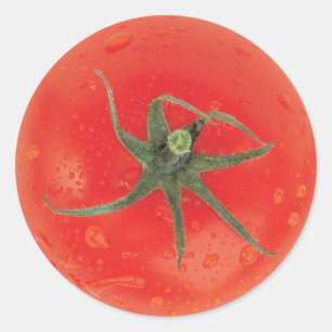 Sticker Rond Tomate juteuse