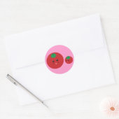 Sticker Rond Tomate mûre (Enveloppe)