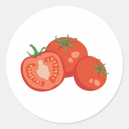 Sticker Rond Tomates (Devant)