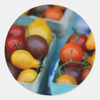 Sticker Rond Tomates de l'héloome