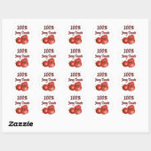 Sticker Rond Tomates Jersey 100% (Feuille)