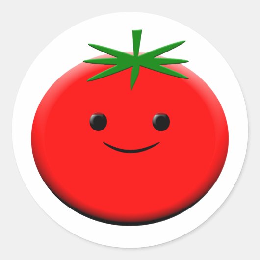 Sticker Rond Tomato rouge (Devant)