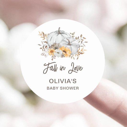 Sticker Rond Tomber amoureux