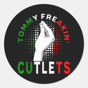 Sticker Rond Tommy Cutlets