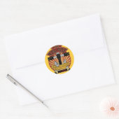 Sticker Rond Ton Foos Kung Est Faible (Enveloppe)