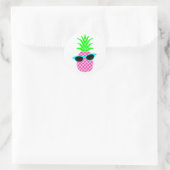 Sticker Rond "Tons d'ananas" (Sac)