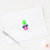 Sticker Rond "Tons d'ananas" (Enveloppe)