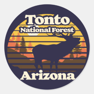 Sticker Rond Tonto National Forest Arizona