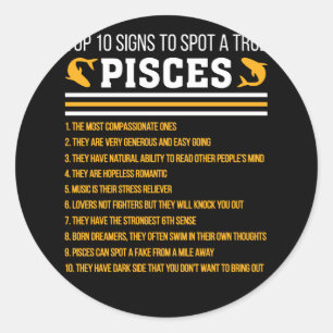 Sticker Rond Top 10 Signes Pour Repérer Un Véritable Poids
