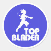 Sticker Rond Top Blader Logo (Devant)