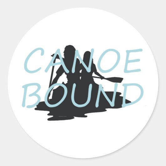 Sticker Rond TOP Canoe Bound (Devant)