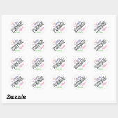 Sticker Rond TOP Gymnastique (Feuille)