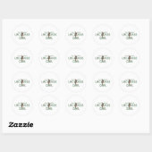Sticker Rond TOP Lacrosse fille DMW (Feuille)