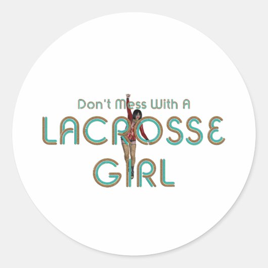 Sticker Rond TOP Lacrosse fille DMW (Devant)