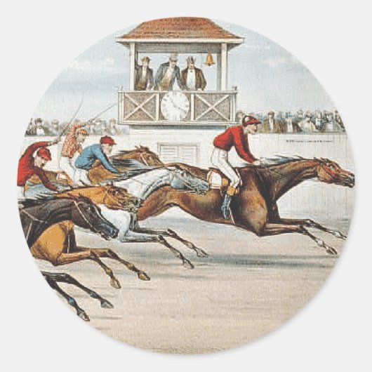 Sticker Rond TOP Race to Victory (Devant)
