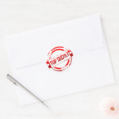 Sticker Rond Top Secret (Enveloppe)