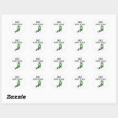 Sticker Rond TOP Ski New York (Feuille)