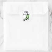 Sticker Rond TOP Ski Ohio (Sac)