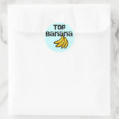 Sticker Rond Top Tshirts et cadeaux Banana (Sac)