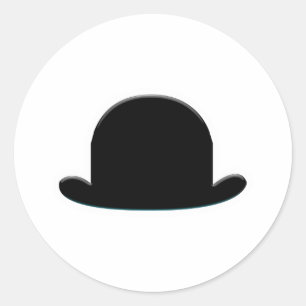 Sticker Rond Tophat