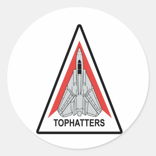 Sticker Rond Tophateur VF-14 (Devant)