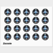 Sticker Rond Torino (Feuille)