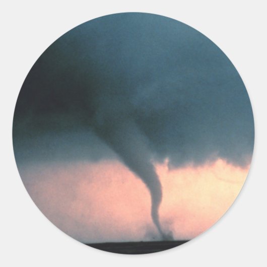 Sticker Rond Tornade (Devant)