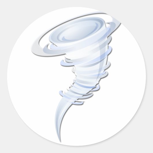 Sticker Rond Tornade (Devant)