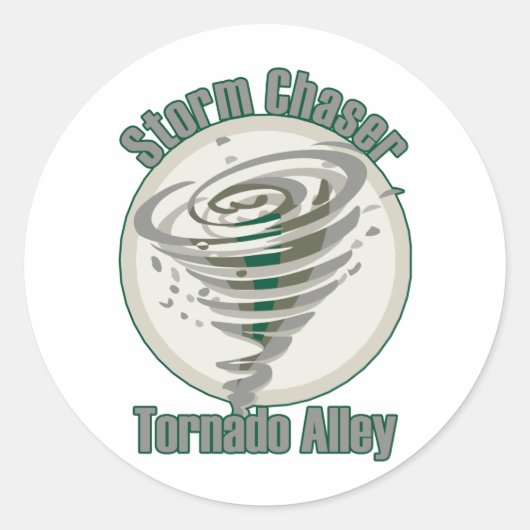 Sticker Rond Tornado Alley (Devant)