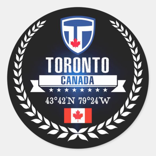 Sticker Rond Toronto (Devant)