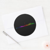 Sticker Rond Toronto Rainbow (Enveloppe)