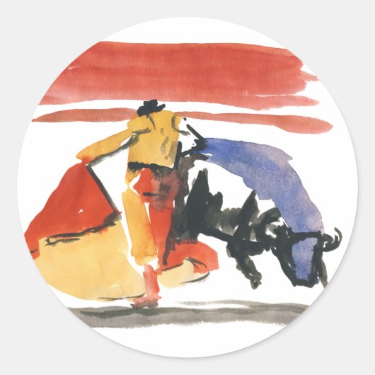 Sticker Rond torro & torrero (Devant)